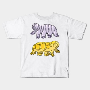 Two Tardigrades Illustration Kids T-Shirt